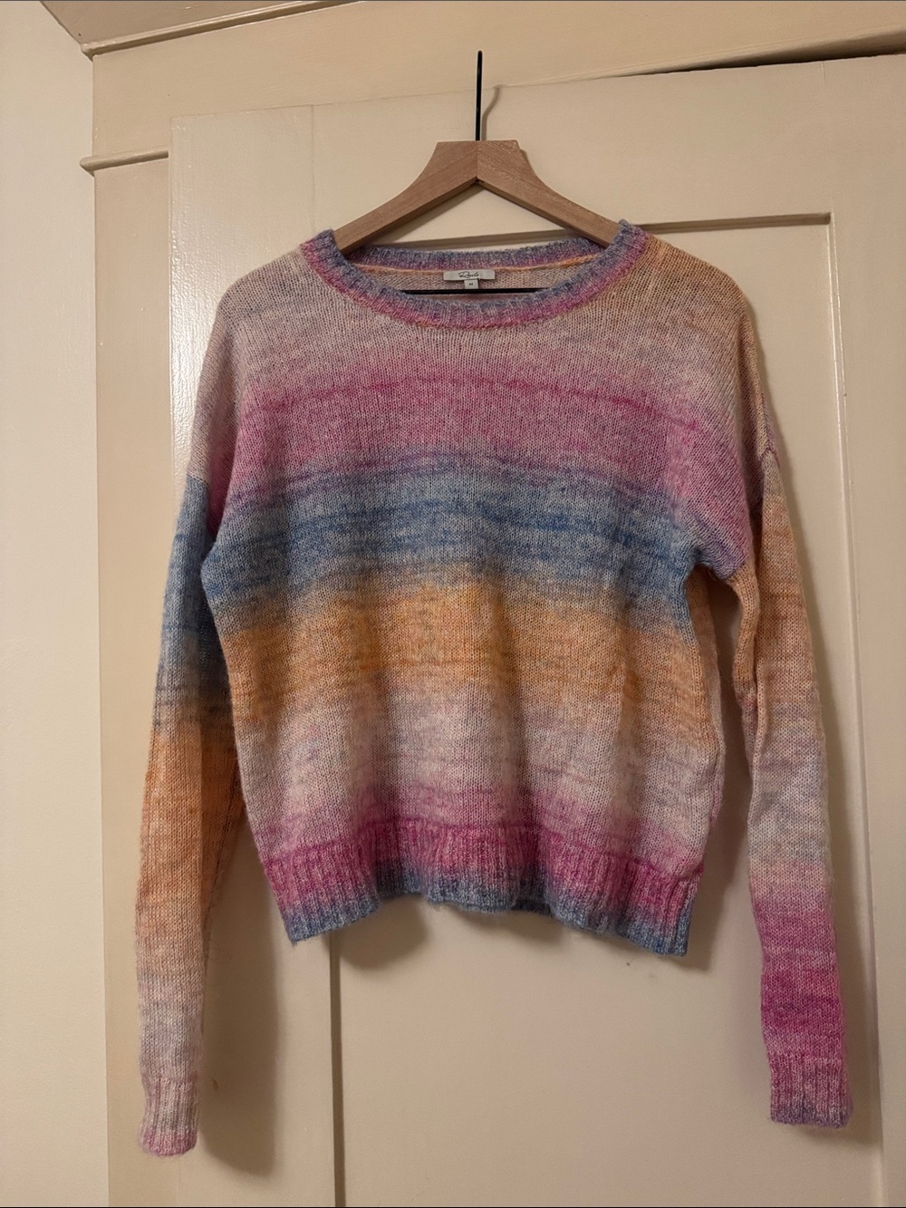 Rails Multi-Stripe Pastel Crewneck Sweater - Women